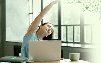 Ginástica laboral em casa: entre nessa onda!